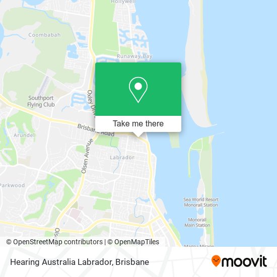 Hearing Australia Labrador map
