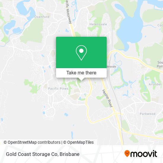 Gold Coast Storage Co map