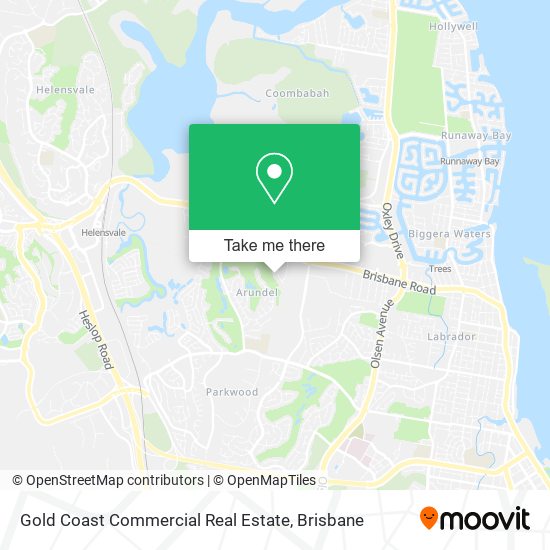 Gold Coast Commercial Real Estate map
