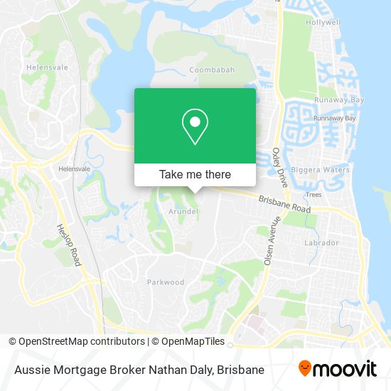 Aussie Mortgage Broker Nathan Daly map