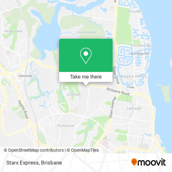 Starx Express map