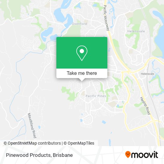 Pinewood Products map