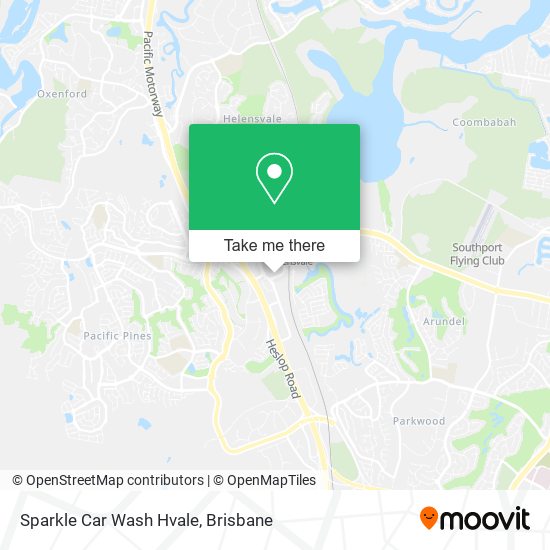 Sparkle Car Wash Hvale map