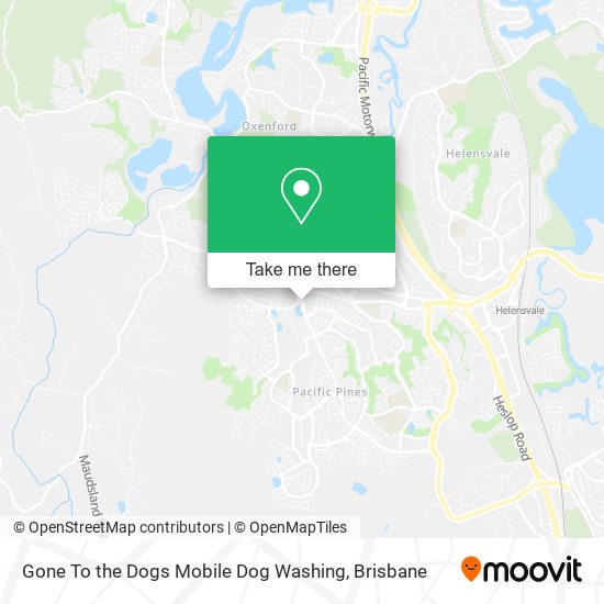 Gone To the Dogs Mobile Dog Washing map