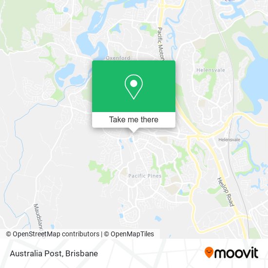 Australia Post map