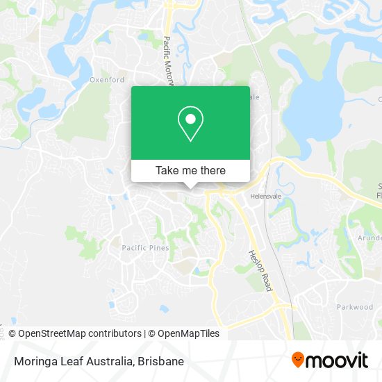 Mapa Moringa Leaf Australia