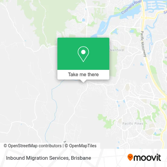 Inbound Migration Services map