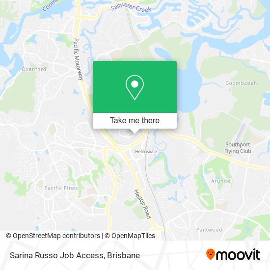 Sarina Russo Job Access map