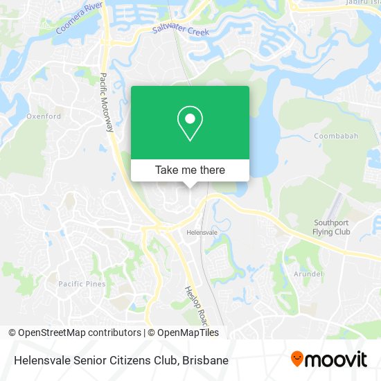Helensvale Senior Citizens Club map
