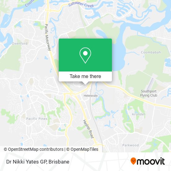 Dr Nikki Yates GP map