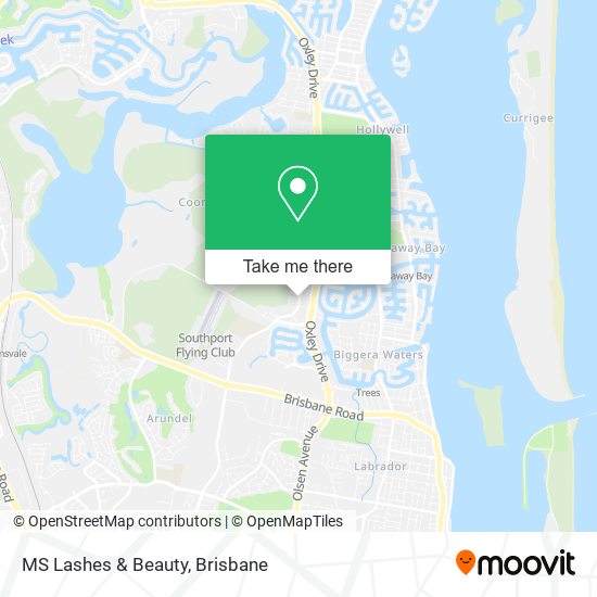 MS Lashes & Beauty map
