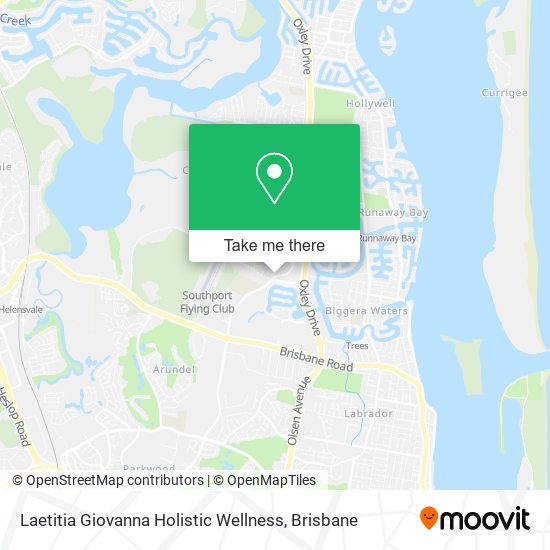 Laetitia Giovanna Holistic Wellness map