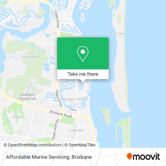 Affordable Marine Servicing map