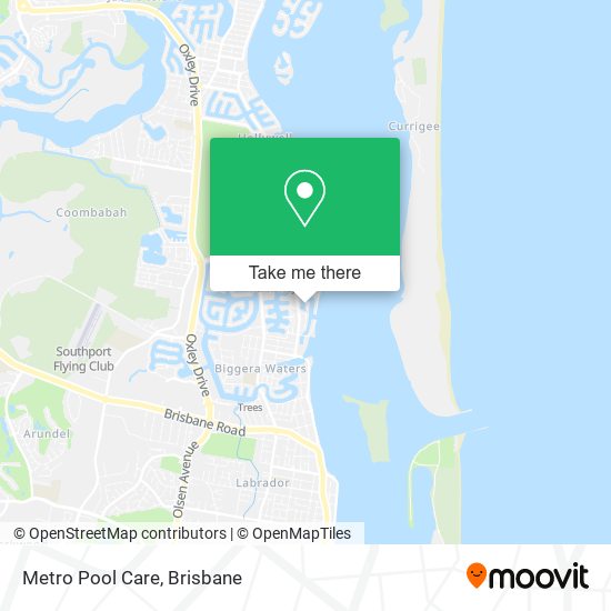 Metro Pool Care map