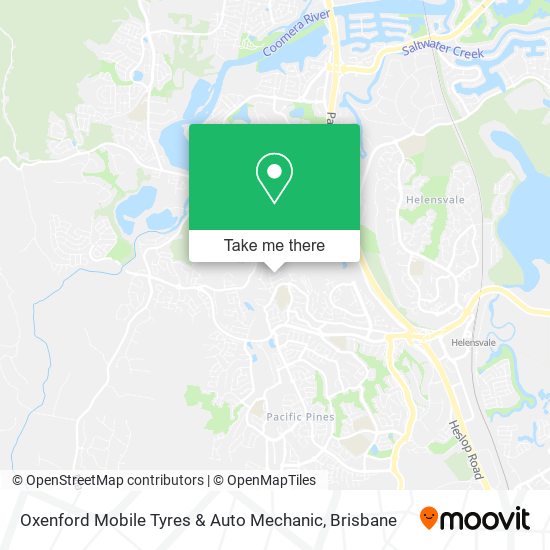 Oxenford Mobile Tyres & Auto Mechanic map