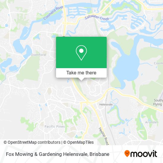 Fox Mowing & Gardening Helensvale map