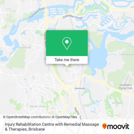 Injury Rehabilitation Centre with Remedial Massage & Therapies map