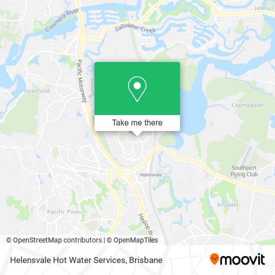 Helensvale Hot Water Services map