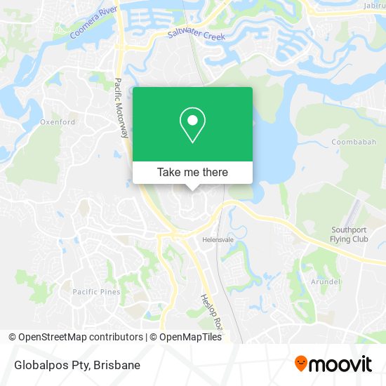 Globalpos Pty map