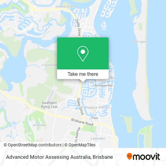 Advanced Motor Assessing Australia map