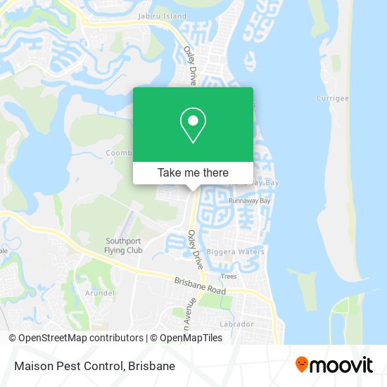 Maison Pest Control map