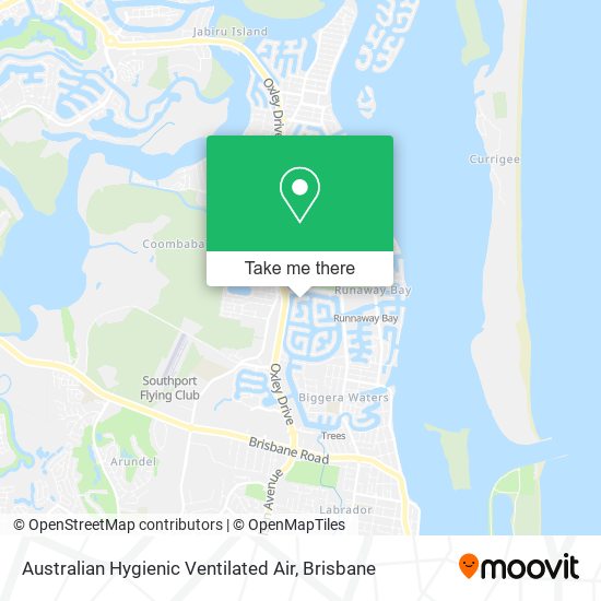 Australian Hygienic Ventilated Air map