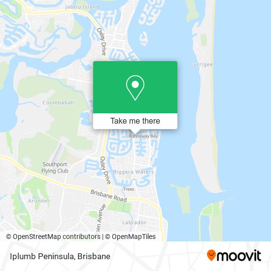 Iplumb Peninsula map