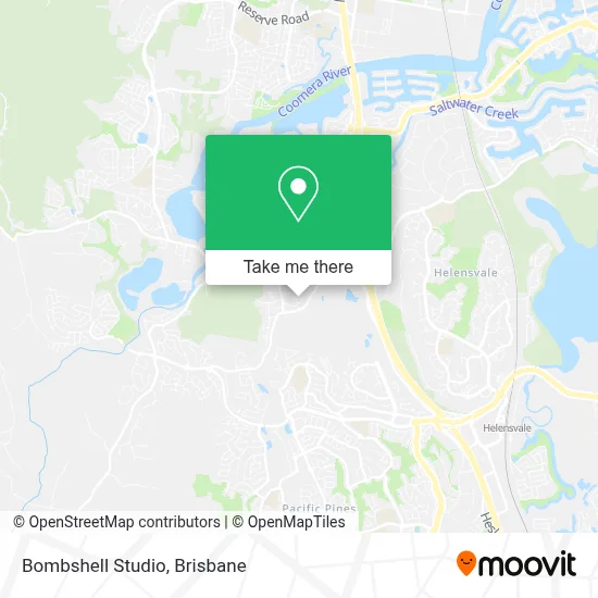 Bombshell Studio map