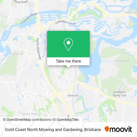 Gold Coast North Mowing and Gardening map
