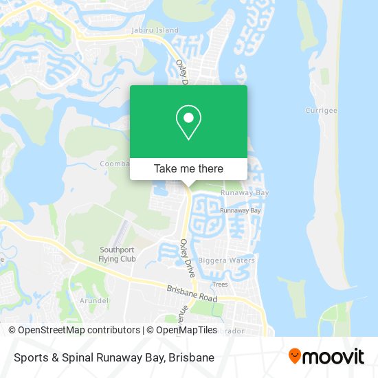 Sports & Spinal Runaway Bay map