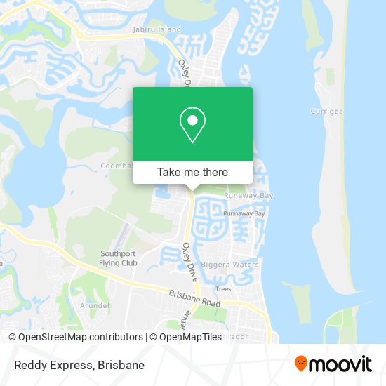 Reddy Express map
