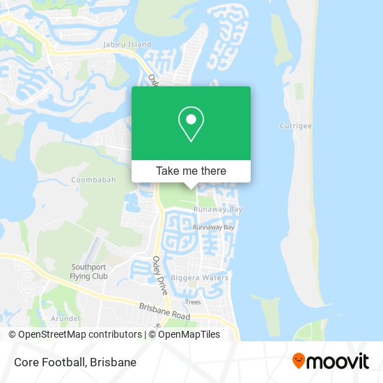 Core Football map