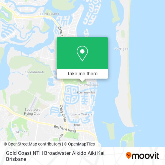 Gold Coast NTH Broadwater Aikido Aiki Kai map
