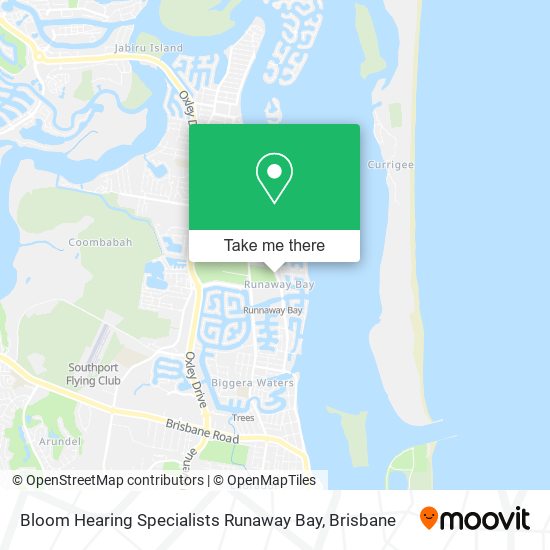 Bloom Hearing Specialists Runaway Bay map
