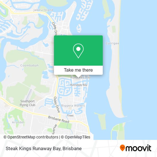 Steak Kings Runaway Bay map