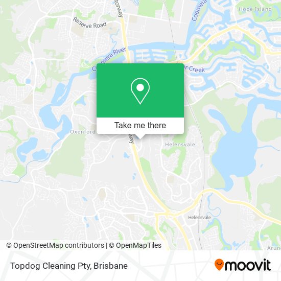 Topdog Cleaning Pty map