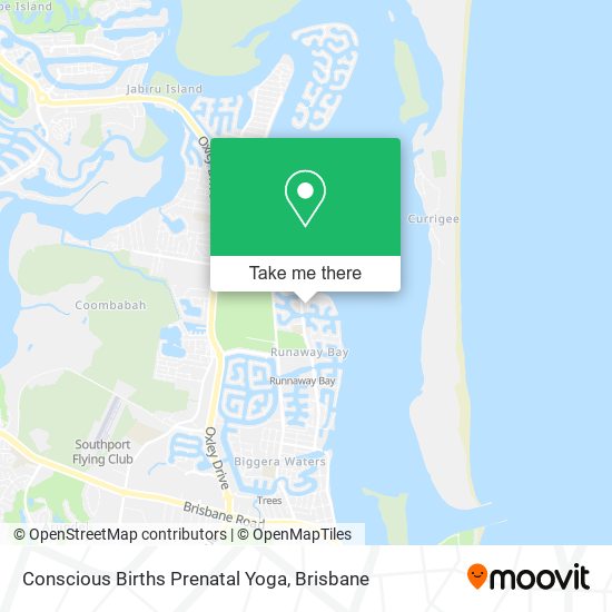Conscious Births Prenatal Yoga map