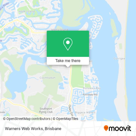Warners Web Works map