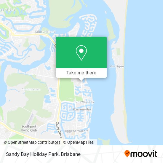 Sandy Bay Holiday Park map