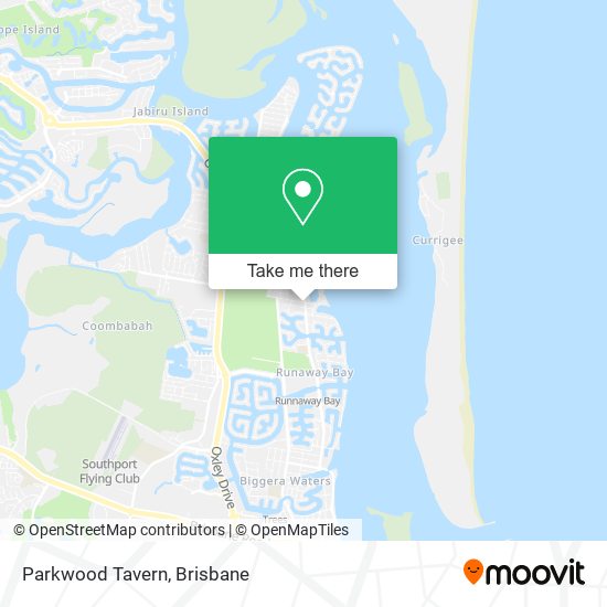 Parkwood Tavern map