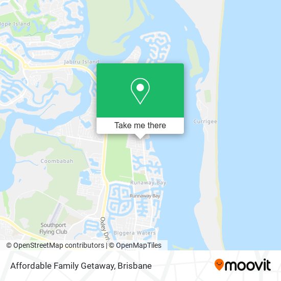 Affordable Family Getaway map