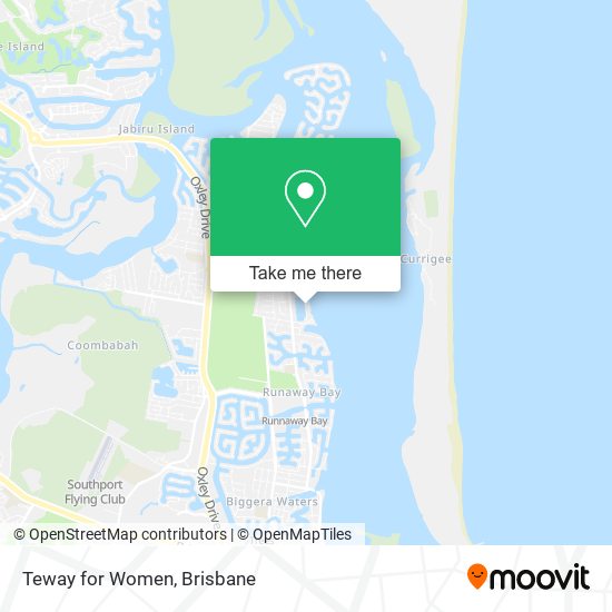 Teway for Women map