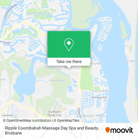 Ripple Coombabah Massage Day Spa and Beauty map