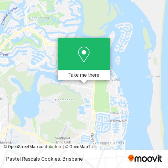 Pastel Rascals Cookies map