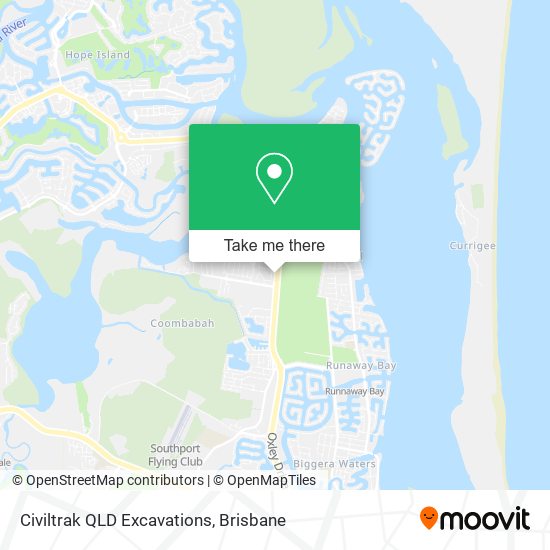 Civiltrak QLD Excavations map