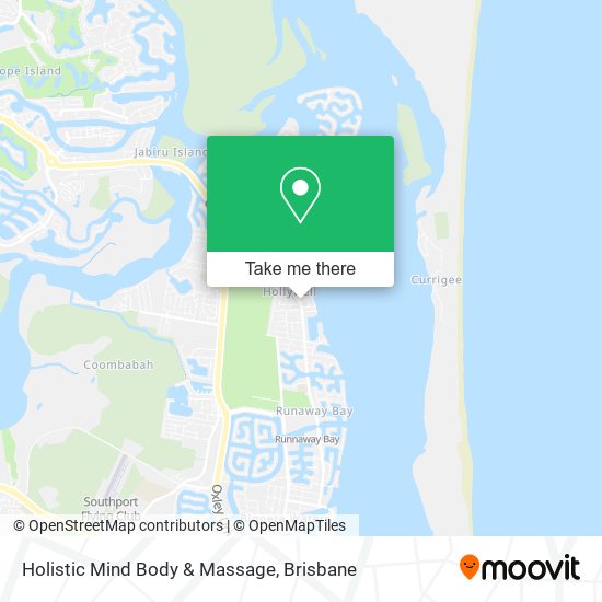 Holistic Mind Body & Massage map