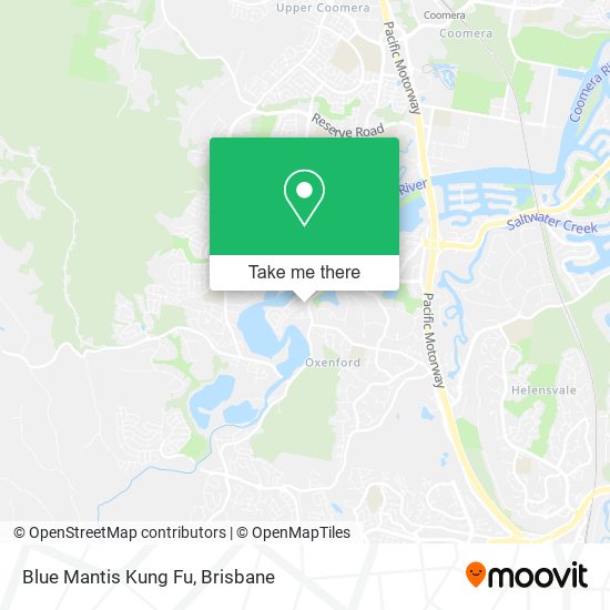 Blue Mantis Kung Fu map