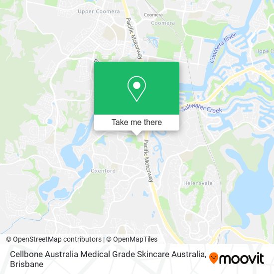 Cellbone Australia Medical Grade Skincare Australia map