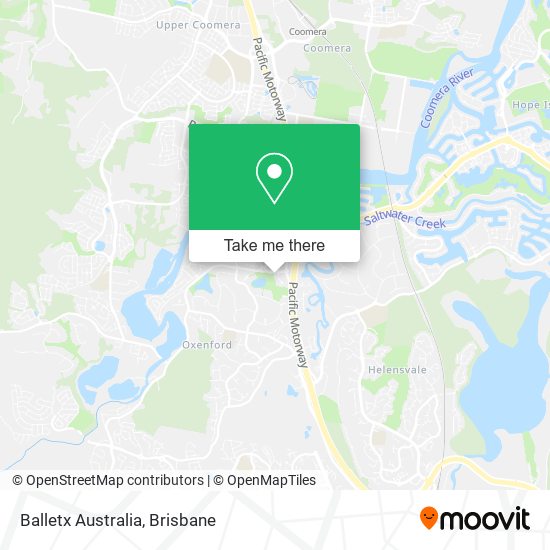 Balletx Australia map