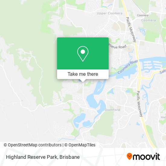 Highland Reserve Park map